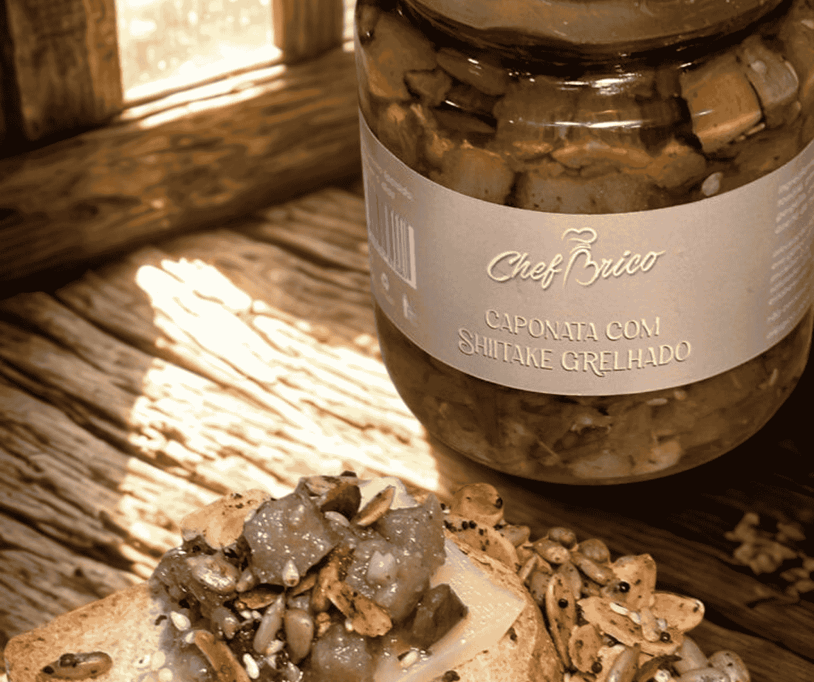 Antepasto de Caponata com Shiitake