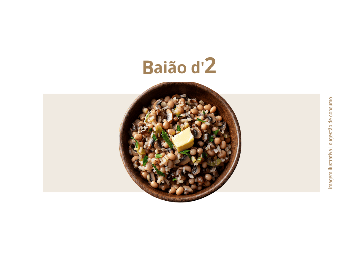 Baião de Dois grãos integrais
