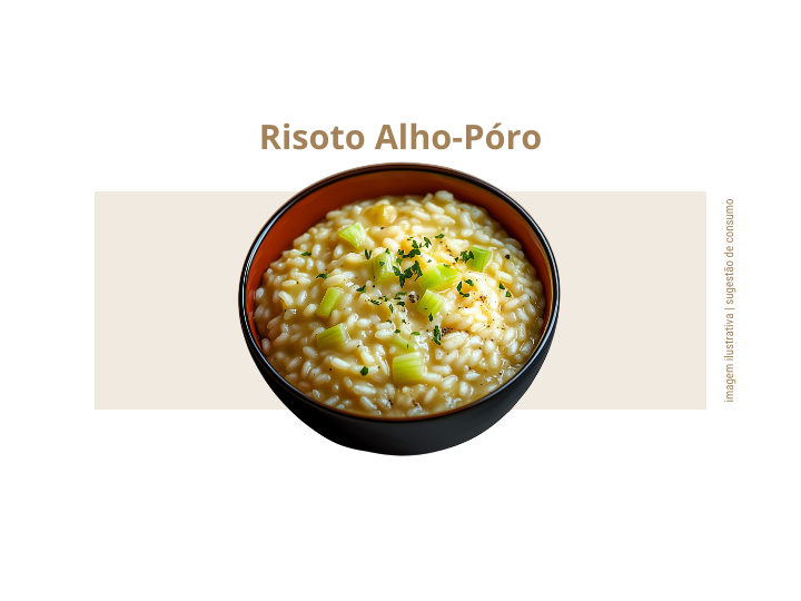 Risoto de Pesto e Alho-Poró