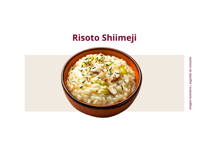Risoto de Shiimeji e Alho-Poró