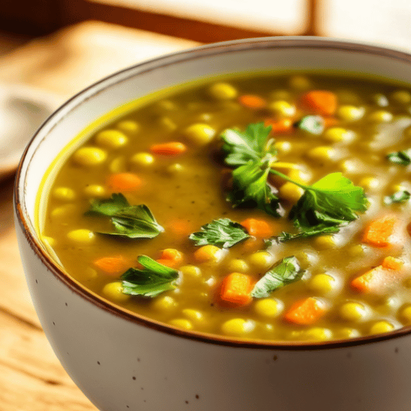 Tigela de sopa nutritiva