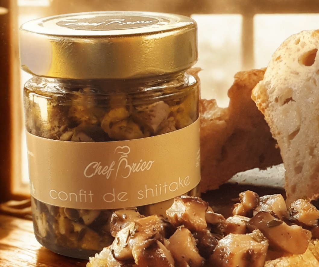 Potes de antepastos e confits artesanais